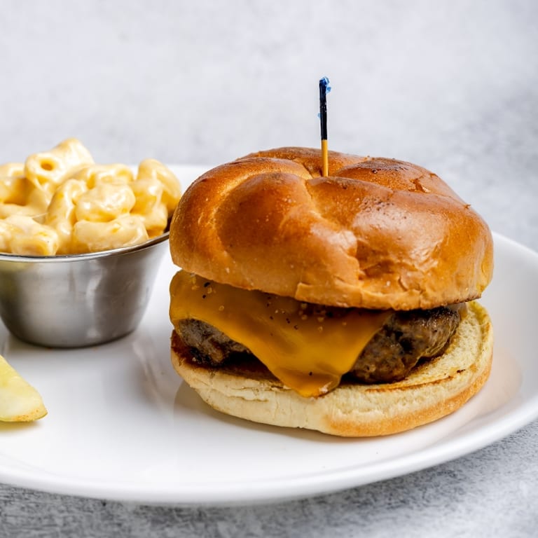 Indulge in Our Cheeseburger